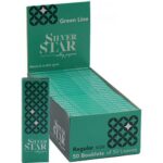 Бумага сигаретная SILVER STAR GREEN LINE 70мм/14гр